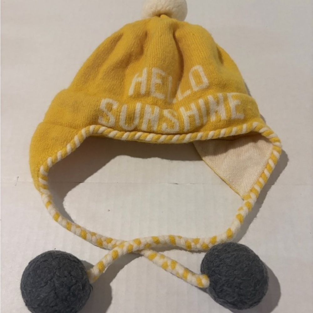 Kate Spade‎ Yellow Knit Hat for Babies No Size